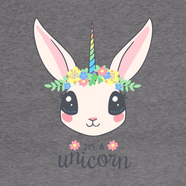 I'm A Unicorn - Bunny by Humoratologist